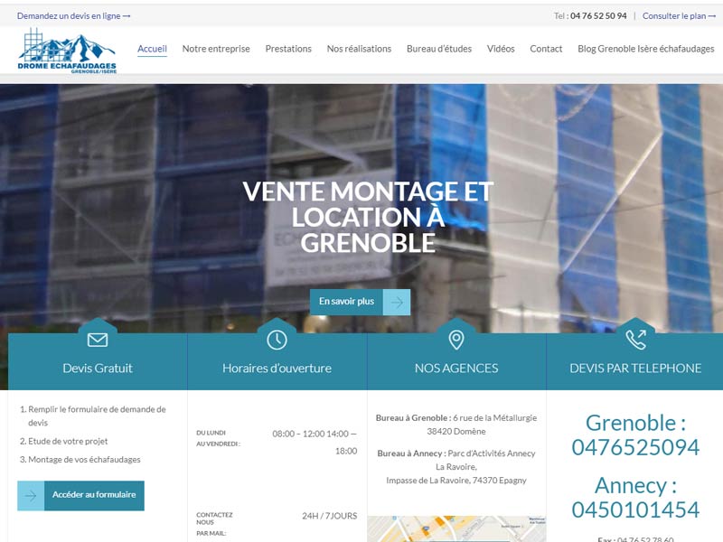 location-echafaudage-grenoble